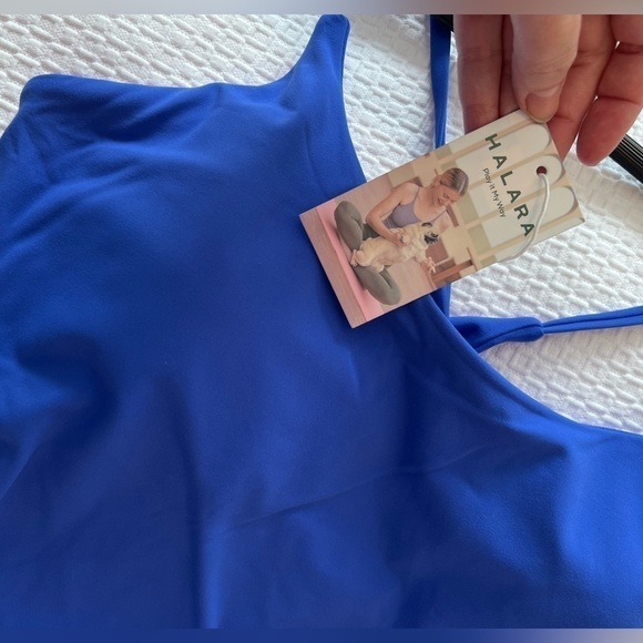 NWT Halara Cloudful Air Backless Cool Touch Activity Euphoria Air Dress Blue - Picture 8 of 16